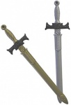 Sword Broad Gold/Silver 66cm