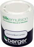 Berger Vinyl Silk Brilliant White 1Ltr