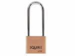Squire Brass Padlock Lion Long Shackle 40mm