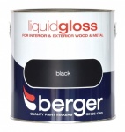 Berger Liquid Gloss Black 2.5Ltr