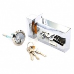 Standard Chrome Nightlatch 3 Keys (S1728)