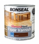 Ronseal Diamond Hard Floor Varnish Satin Walnut 2.5L