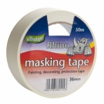 Rhino Label Masking Tape 36mm x 50m, pack of 6