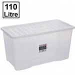 wham Crystal 110L Box & Lid Clear