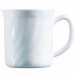 Trianon White Mugs 29cl pack of six