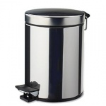 5 Ltr Chrome Stainless Steel Pedal Bin