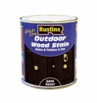 Rustin Q/D Wood Stain Satin Ebony 500ml