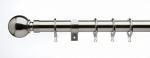 Universal 25/28mm Metal Pole 120-210cm S/Steel