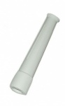 bulkhardware Large White Rubber Tap Swirls 13mm (1/2'') tap Pk10 (PA322)