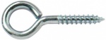 Steel Screw Eye BZP 25mm x 4 PK100