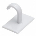 Self Adhesive Cup-White Hook Pk70