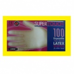Supertouch 100 Latex Gloves - Large Powdered