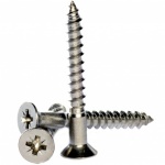 1 1/2'' x 8 Steel Countersunk Screws Pre Pack - 10pcs