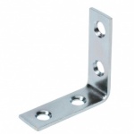 CORNER BRACE CSK BOTH SIDES 4'' ZP  BOX OF 25