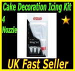 Apollo Icing Set Bag & 4 Nozzles