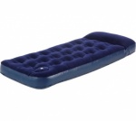Single Inflatable Air Bed With Built-In Foot Pump