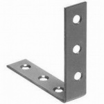 CORNER BRACE CSK BOTH SIDES 6'' ZP  BOX OF 25