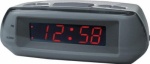 Acctim Metizo Red LED Display Alarm Clock White/Grey (14017)