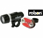 Rolson Tools Ltd 2Pcs LED Bicycle Light 60739