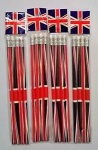 Pencil W/Eraser Union Jack 4pcs Set