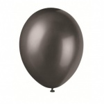 50 12'' Ink Black Pearl Balloon