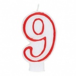 Dlx Numerl Candle #9