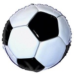 18'' Pkg 3d Soccer Foil Balloon