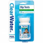 Clear Water 25 Test Strips (Pool Chemicals for Chlorine Users)