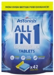 Astonish Dishwasher Tablets All In 1 - Lemon Fresh 42 Tabs  pk8