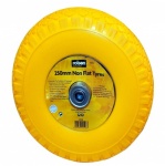 Rolson Tools Ltd 10'' Rubber Tyre No Tube Yellow 42508