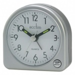 Acctim 'Europa' Sweep Alarm Clock In Silver (14117)