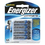 Energizer Lithium AA Battery 4's