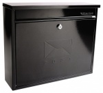 Sterling Elegance Post Box Black