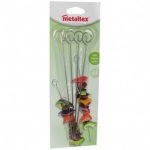 Metaltex Set Of 4 Skewers