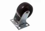 bulkhardware 30mm Castor Single Wheel Plate Fix (40769)