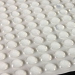 10mm Buffer Self Adhesive Round Clear