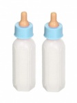 4 Baby Bottles 3.5''-blue Top