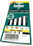 Heller 4030 Jigsaw Blades HCS SZ 75mm x 4.0 mm (5-50mm) Wavy T144D Pk5