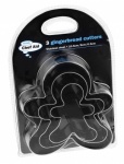 Chef Aid 3Pc Gingerbread Cutters