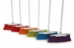 Brights S/Touch Broom Handle Complete with Head Asst. Colours