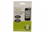 2pk Screen Savers For I-Phone 4G In PP Bag With Insert Card