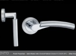 Fortessa Contempo Sorrento Polished satin chrome Door  Handles