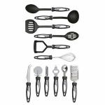 12pc Black & S/S Tool/Gadget Set