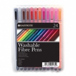 24 Washable Fibre Pens
