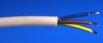 50mtr. 0.5MM 3 Core White Flex Cable