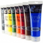 151 ACRYLIC PAINT TUBE 120ml Asst (ATS1166)