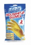 Duzzit 151 HOUSEHOLD GLOVES MEDIUM 2pk (DZT1024A-48)