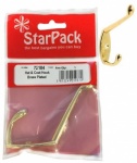 Star Pack Hat & Coat Hook EB Brass Plated(72104)