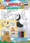 ANIMALS COLOURING SET