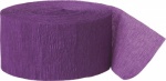 81ft Purple Crepe Streamer